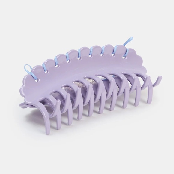Chunks Laced Bow Hair Claw Clip in Lilac - Picture 1 of 5